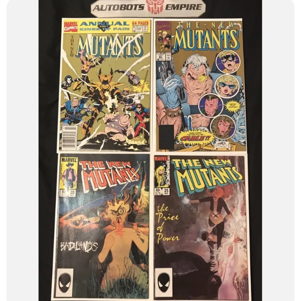 Marvel New Mutants 87 25 20 Kings Of Pain Annual 7 Comic VG NM Mcfarlane Liefeld